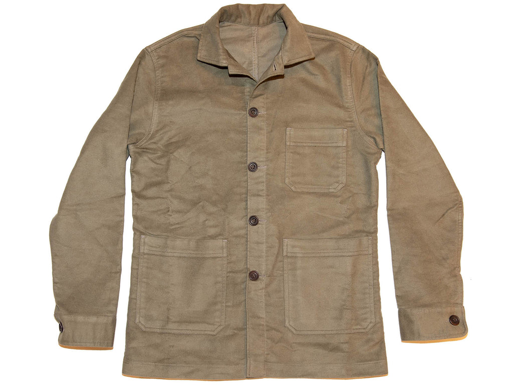 EP2 Workmans Jacket Light Olive Moleskin