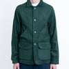 EP3 Readers Jacket Green Cashmere and Wool
